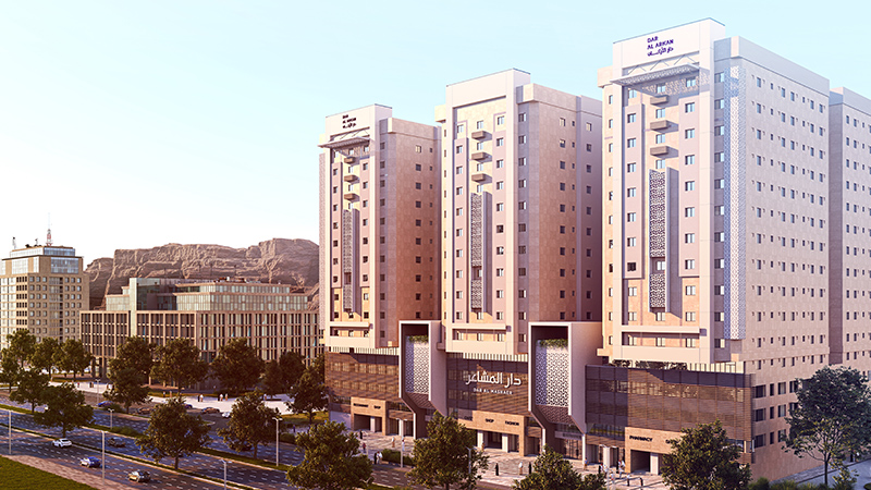 "دار الأركان" تطلق مشروع تطوير عقاري جديد في مكة المكرمة على بعد دقائق فقط من المسجد الحرام